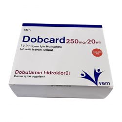 Добутамин Добкард Dobcard (dobutamine) р-р д/ин амп 250мг/20мл в Пензе и области фото